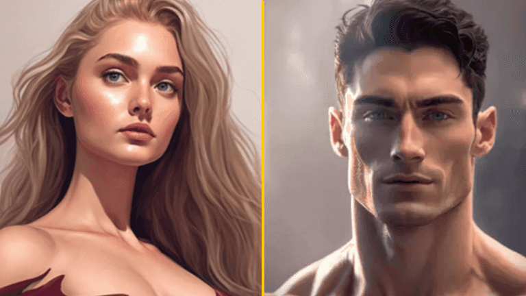 AI shows what the ‘perfect man and woman’ look like