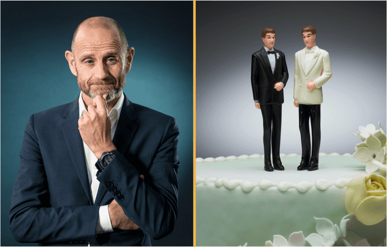 BBC broadcaster told at his wedding that his father had killed himself