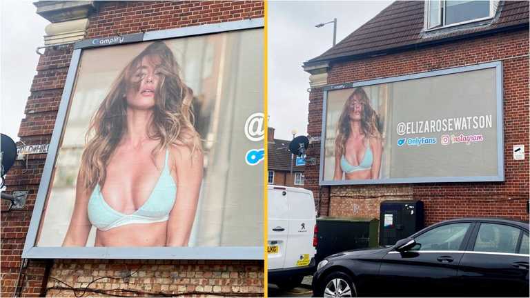 Locals enraged by billboards promoting adult star’s OnlyFans