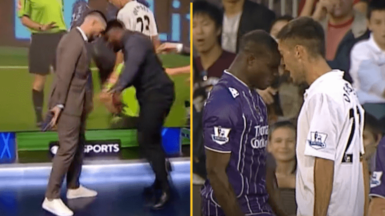 Micah Richards and Clint Dempsey re-enact fight from Man City vs Fulham game in 2007