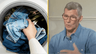 washing jeans