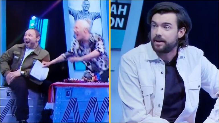Jack Whitehall sends last Soccer AM show into hysterics with Rolf Harris joke