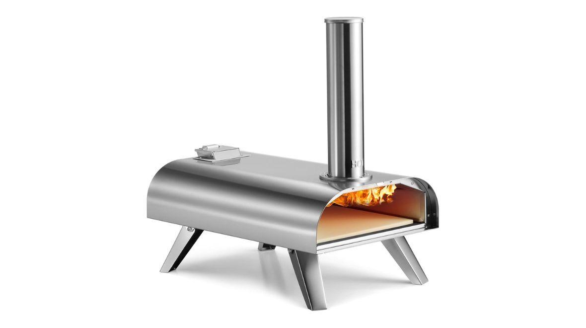 Stainless steel pizza oven