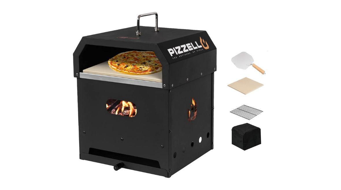Four-in-one pizza oven