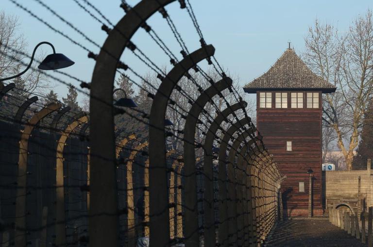 Students make neo-Nazi gesture on trip to Auschwitz and post picture online