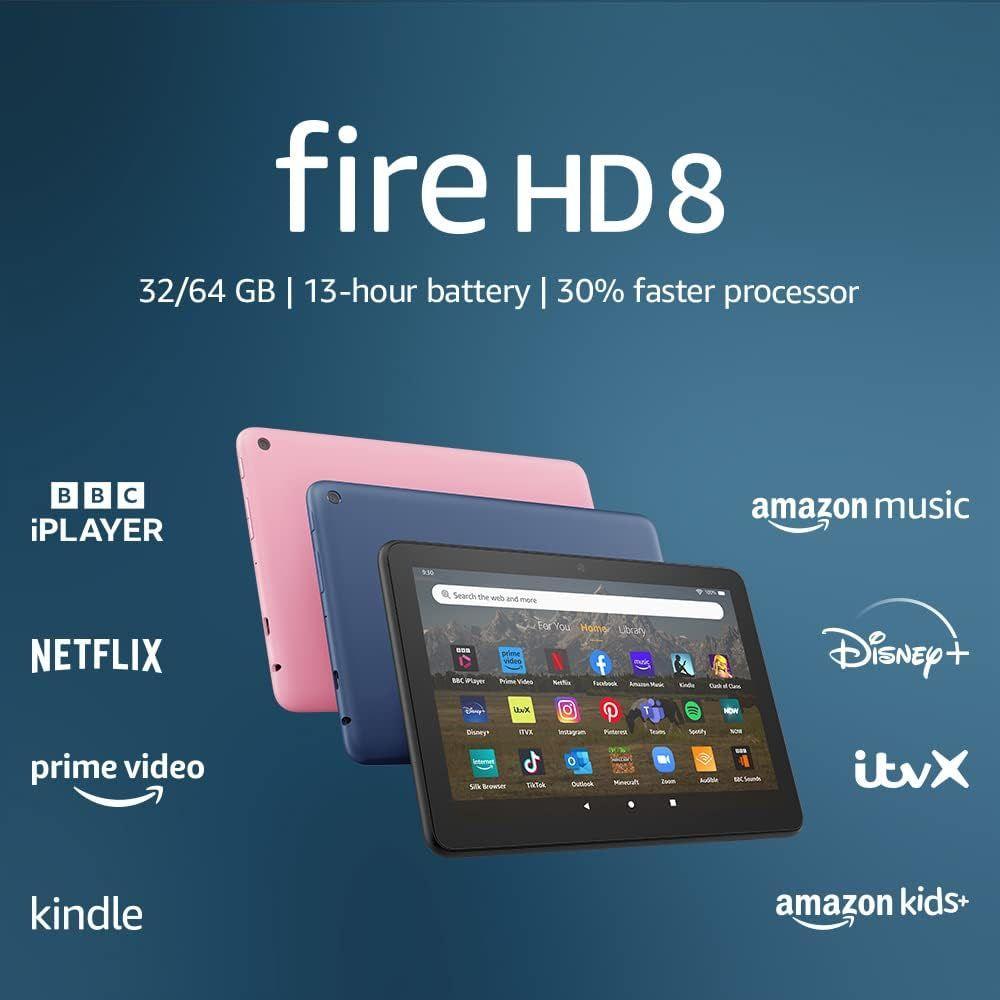 You can access all your favourite apps on the Amazon Fire HD 8 tablet.
